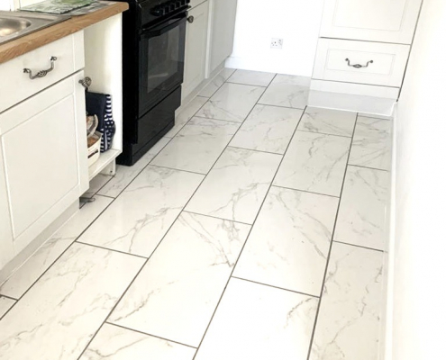 Tiled Kitchen Floor